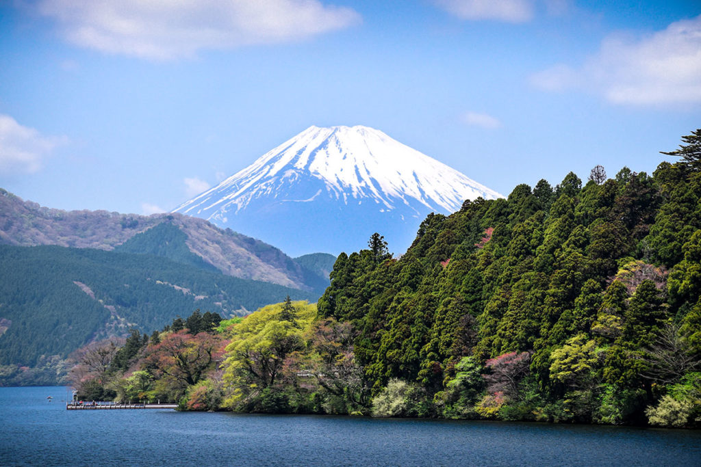 Mont Fuji depuis le lac Ashi - Hakone